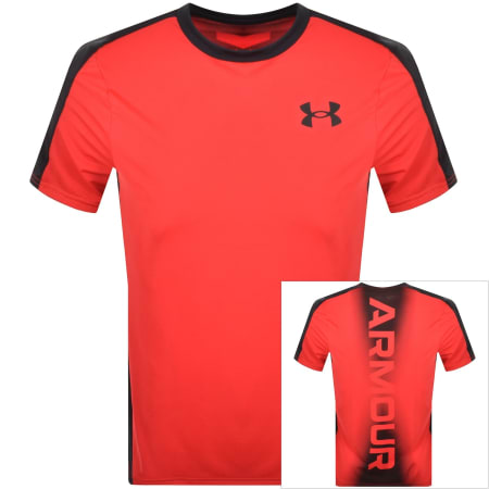 Product image for Under Armour Wordmark T Shirt Red