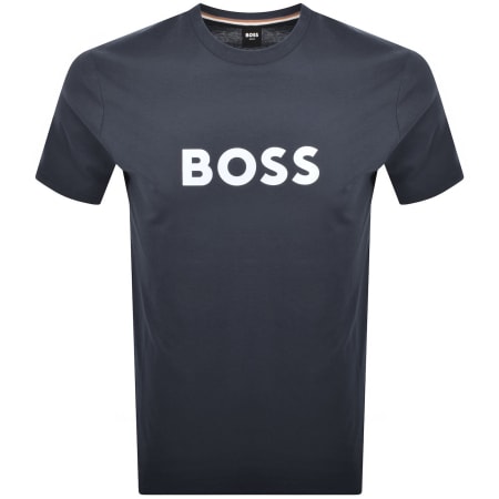 Product image for BOSS Logo T Shirt Navy