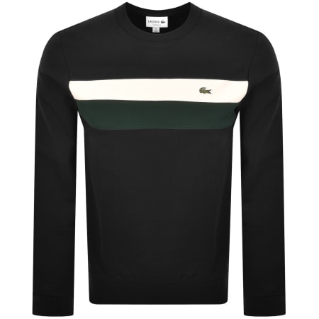 Product image for Lacoste Logo Sweatshirt Black