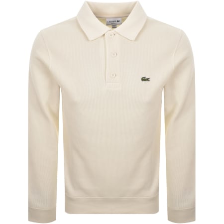 Product image for Lacoste Jersey Sweat Polo Cream