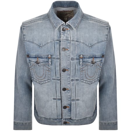 Product image for True Religion Oversized Denim Jacket Blue