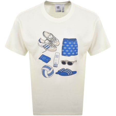 Product image for adidas Originals Graphic T Shirt Off White