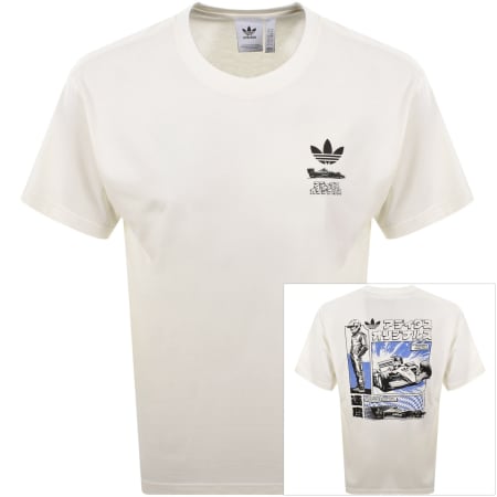 Product image for adidas Originals JP Racing T Shirt Off White