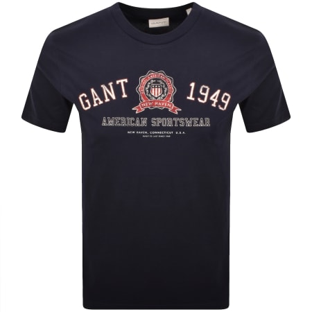 Product image for Gant Original Graphic T Shirt Blue