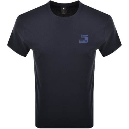 Product image for G-Star Chest Logo T Shirt Salute Navy