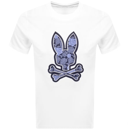 Product image for Psycho Bunny Rowen Graphic T Shirt White