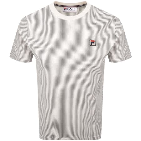 Product image for Fila Vintage Pinstripe T Shirt Cream