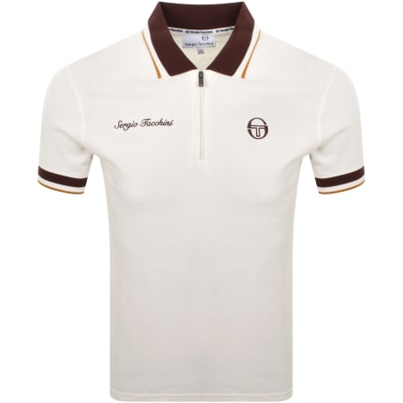 Product image for Sergio Tacchini Nanto QZ Polo Off White