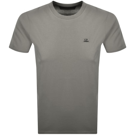 Product image for CP Company Logo T Shirt Fallen Rock Grey