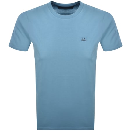 Product image for CP Company Logo T Shirt Aegean Blue