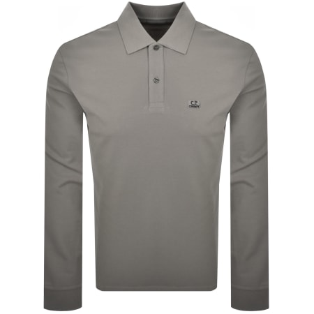 Product image for CP Company Polo T Shirt Grey