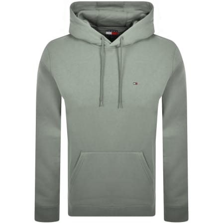 Product image for Tommy Jeans Flag Logo Hoodie Green