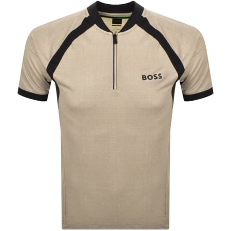 Product image for BOSS PL TOC Matchball T Shirt Beige
