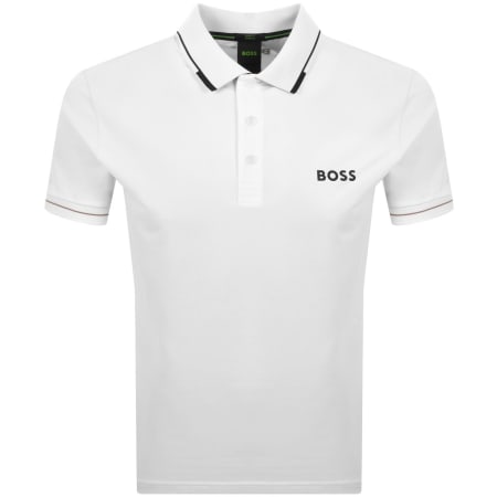Product image for BOSS Paul Pro Polo T Shirt White