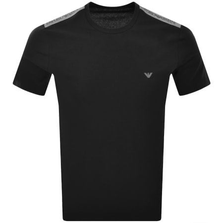 Product image for Emporio Armani Core Logo Band T Shirt Black