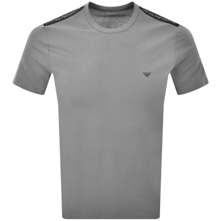 Product image for Emporio Armani Core Logo Band T Shirt Shade Grey