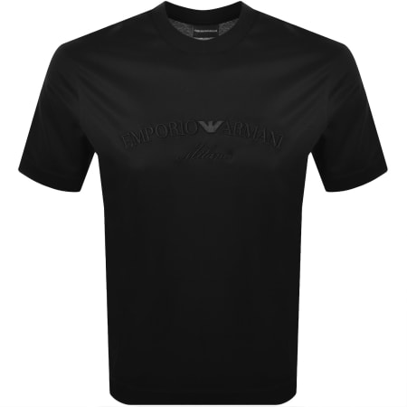 Product image for Emporio Armani Logo T Shirt Black Beauty