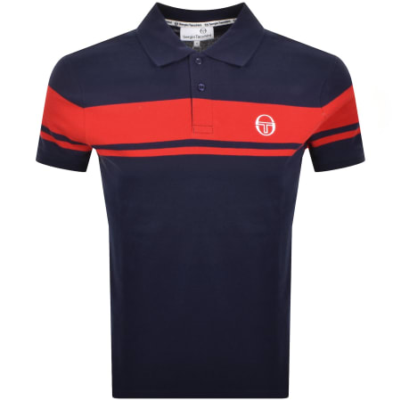 Product image for Sergio Tacchini Young Line Polo T Shirt Navy