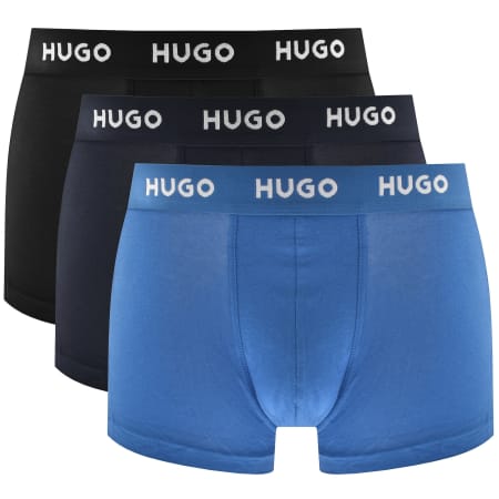 Product image for HUGO 3 Pack Trunks Blue