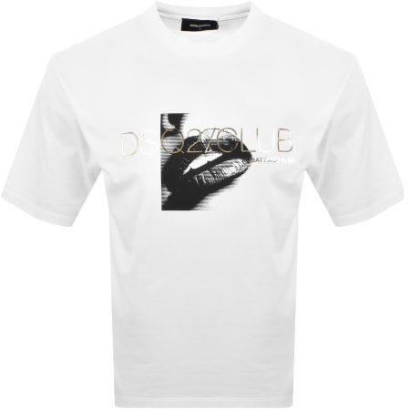Product image for DSQUARED2 Loose Fit T Shirt White