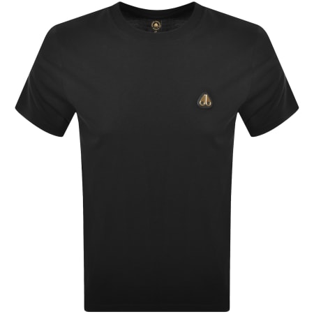 Product image for Moose Knuckles Crescent Gold T Shirt Black