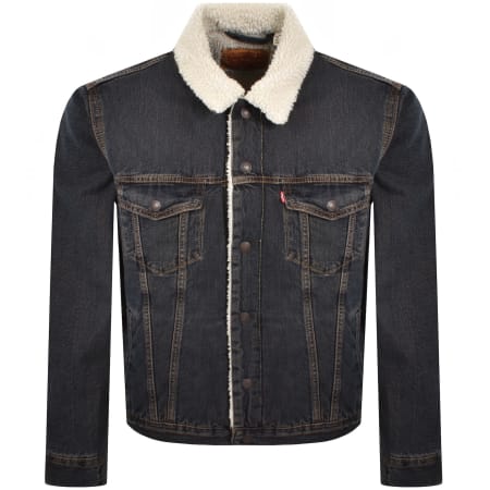 Product image for Levis Sherpa Trucker Jacket Denim
