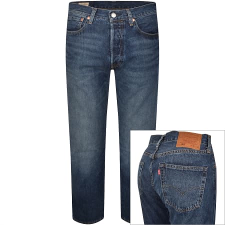 Product image for Levis 501 Original Jeans Mid Wash Blue