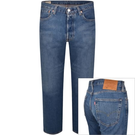 Product image for Levis 501 Original Jeans Mid Wash Blue