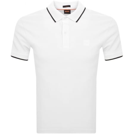 Product image for BOSS Passertip Polo T Shirt White