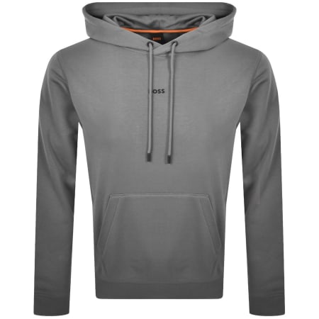 Product image for BOSS Wesmall Pullover Hoodie Grey