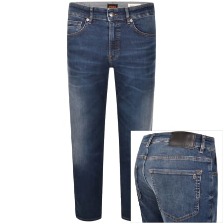 Product image for BOSS Re Maine Regular Fit Mid Wash Blue