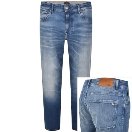 Product image for BOSS Re Maine Regular Fit Light Wash Blue