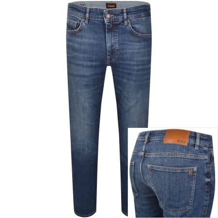 Product image for BOSS Delaware Slim Fit Jeans Dark Blue