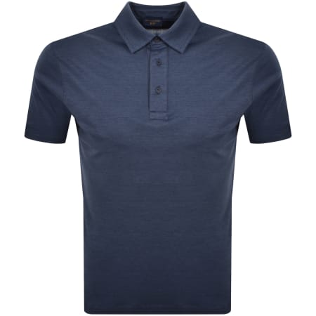 Product image for Paul And Shark Interlock Polo T Shirt Blue