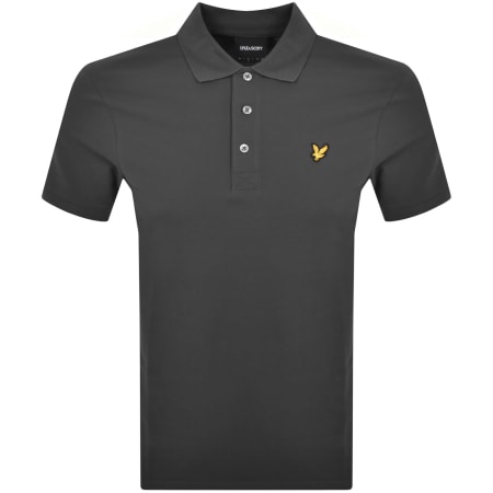 Product image for Lyle And Scott Plain Polo T Shirt Grey