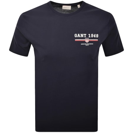 Product image for Gant Original Graphic T Shirt Blue