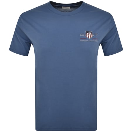 Product image for Gant Original Archive Shield T Shirt Blue
