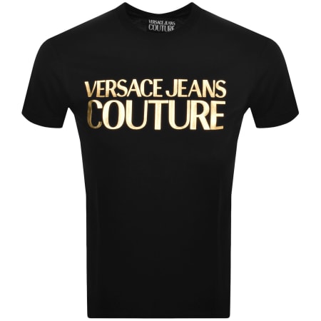 Product image for Versace Jeans Couture Logo T Shirt Black