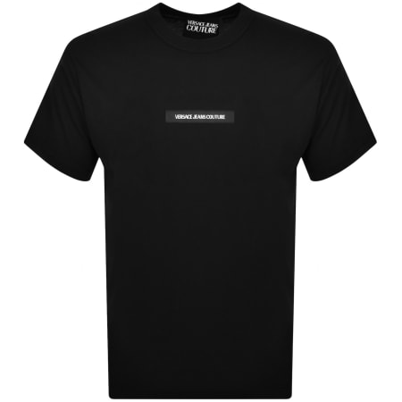 Product image for Versace Jeans Couture Silicon Patch T Shirt Black