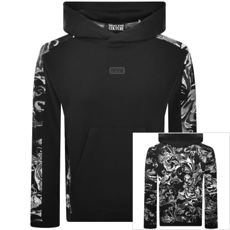 Product image for Versace Jeans Couture Logo Hoodie Black