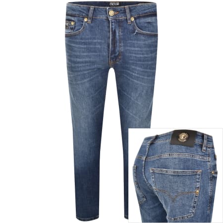 Product image for Versace Jeans Couture Dundee Narrow Jeans Blue