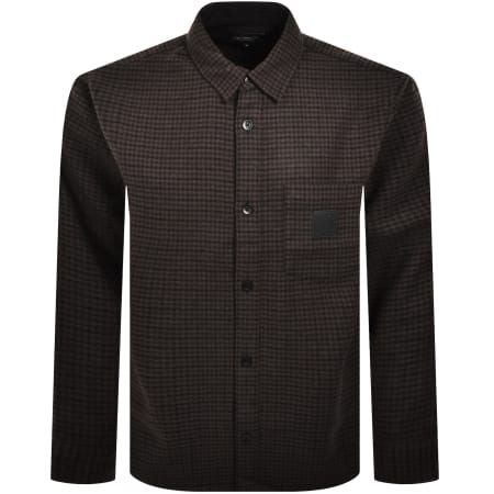 Product image for Carhartt WIP Lowis Long Sleeve Shirt Brown
