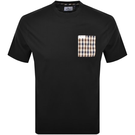 Product image for Aquascutum Active Iconic Pocket T Shirt Black