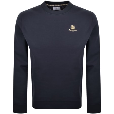 Product image for Aquascutum Active Logo Sweatshirt Navy