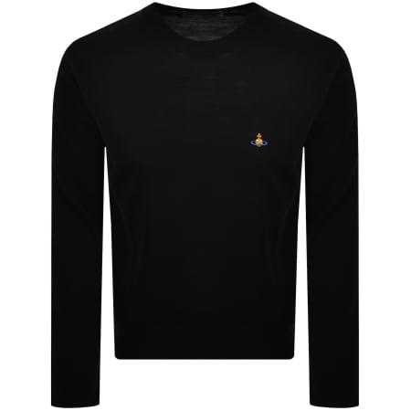 Product image for Vivienne Westwood Alex Round Neck Jumper Black