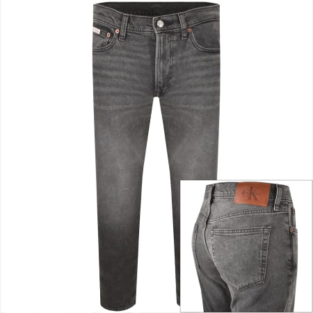 Product image for Calvin Klein Jeans Slim Taper Fit Jeans Grey