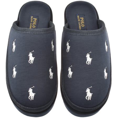 Product image for Ralph Lauren Reade Scuff Slippers Navy