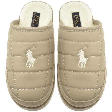 Product image for Ralph Lauren Reade Scuff Slippers Beige