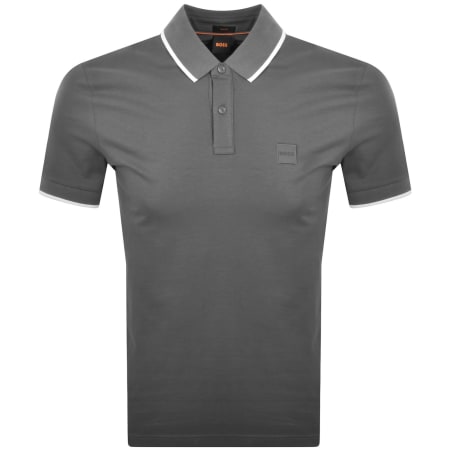 Product image for BOSS Passertip Polo T Shirt Grey