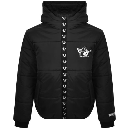 Product image for True Religion Taping Puffer Jacket Black